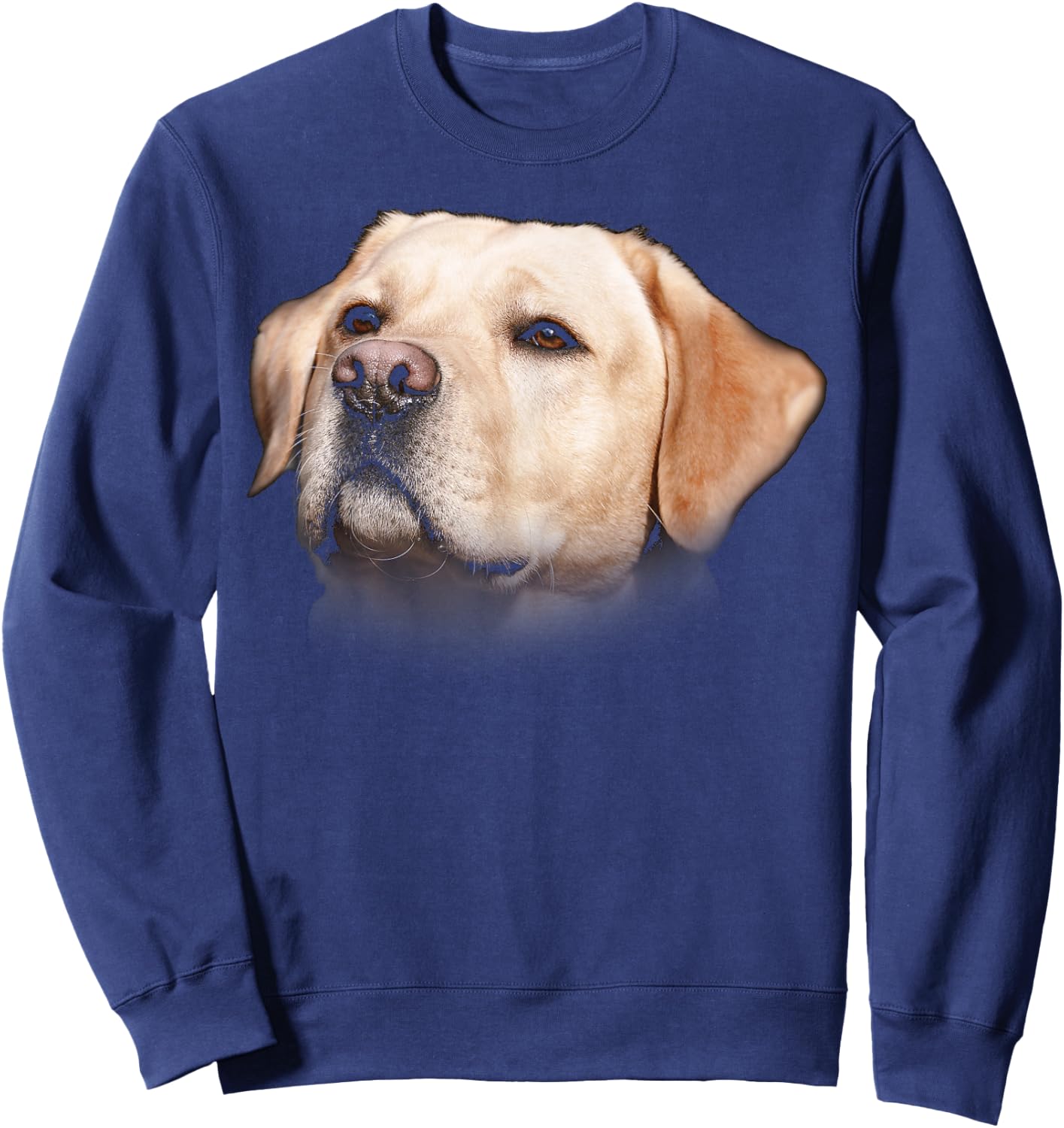 Yellow Labrador Fetch Dog Women Kids Sweatshirt - Sweatshirt | Navy