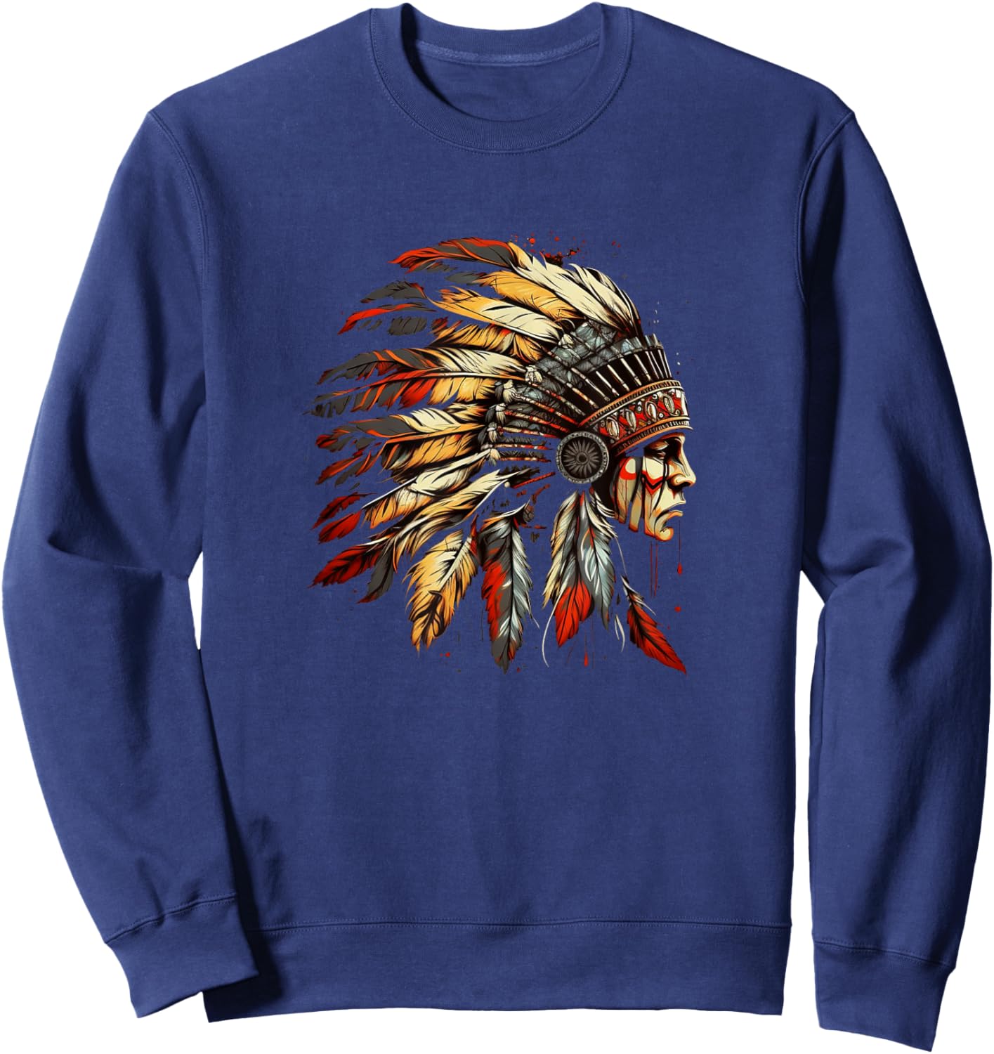 Native American Dreamcatcher Indian Design Sweatshirt - Sweatshirt | Navy