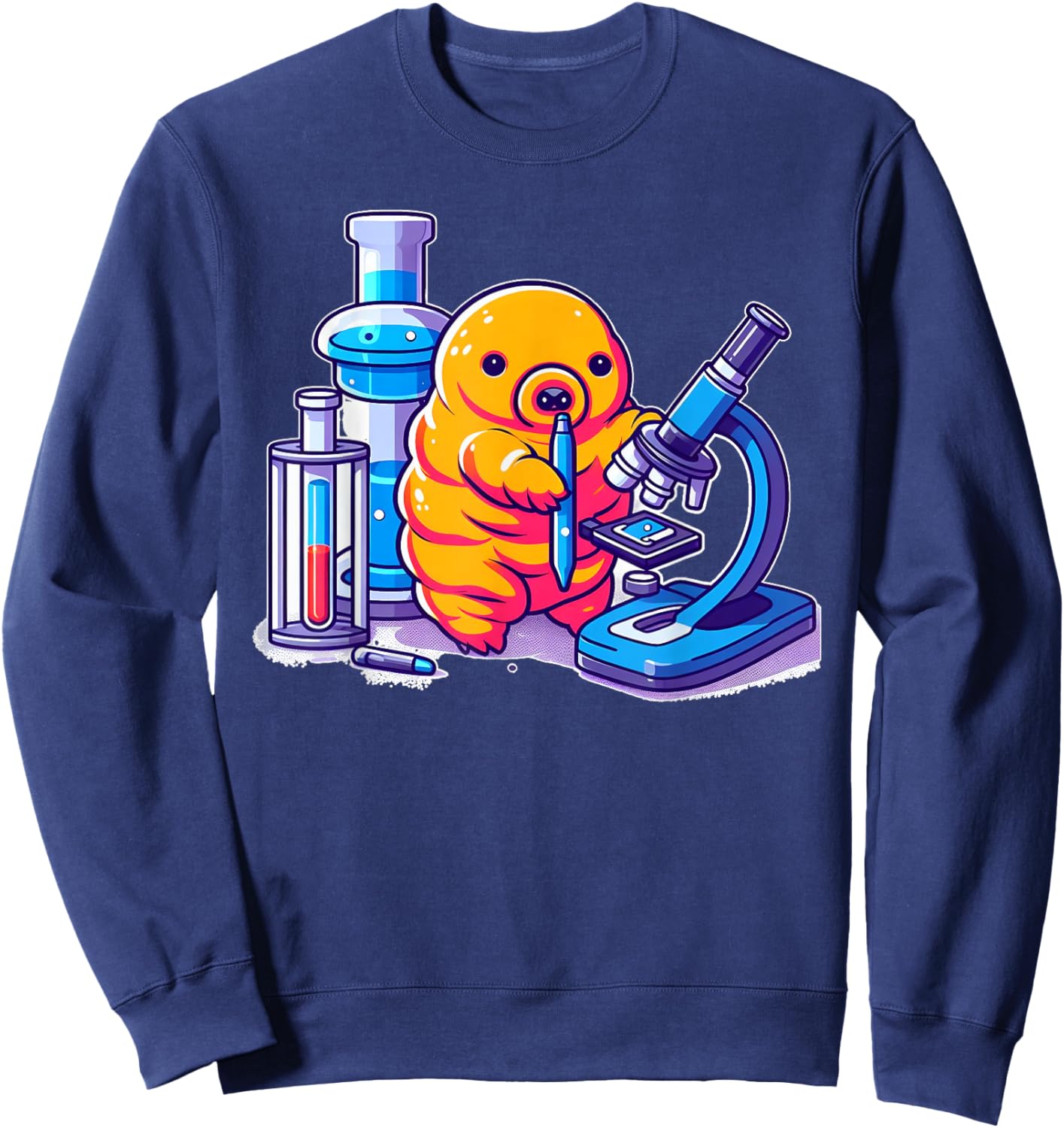 Microbiologist Tardigrade Water Bear In Microbiology Lab Sweatshirt - Sweatshirt | Navy