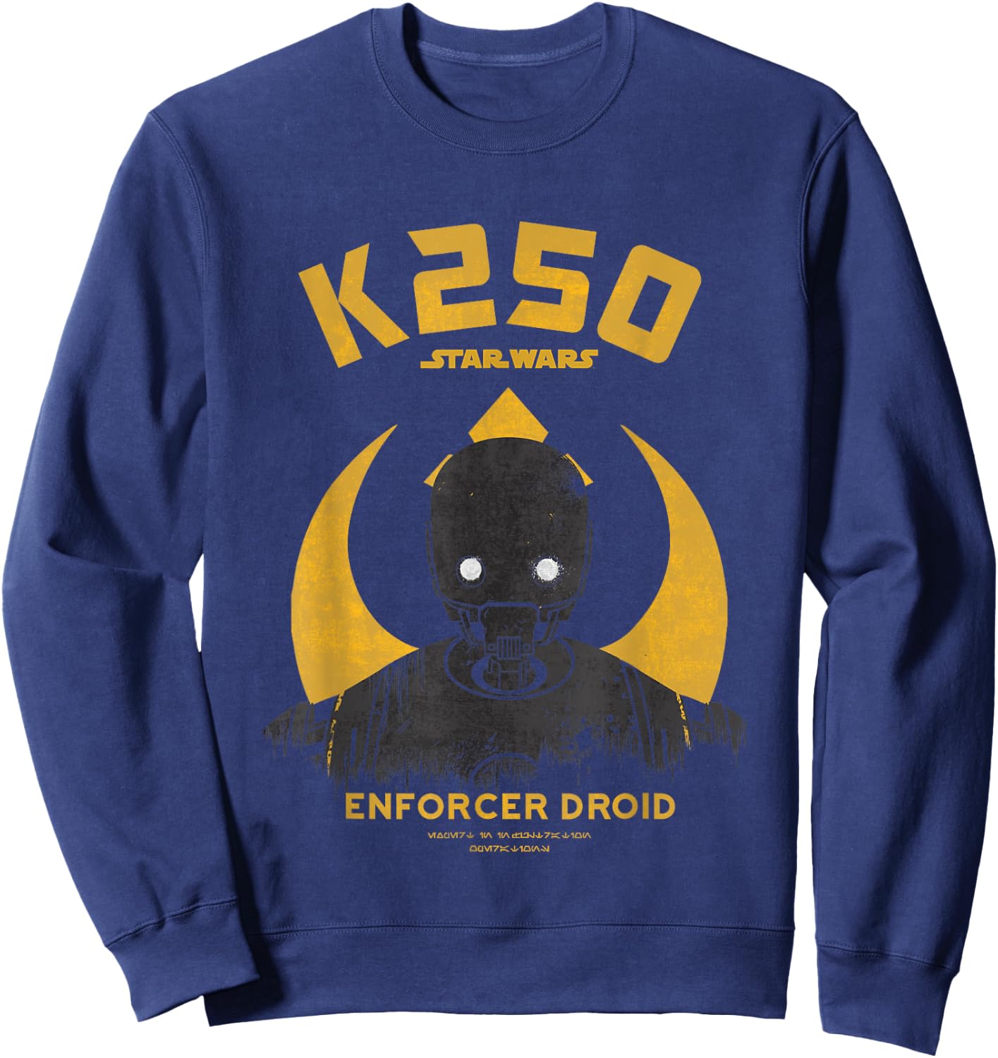 Star Wars Rogue One K250 Enforcer Droid Distressed Sweatshirt - Sweatshirt | Navy