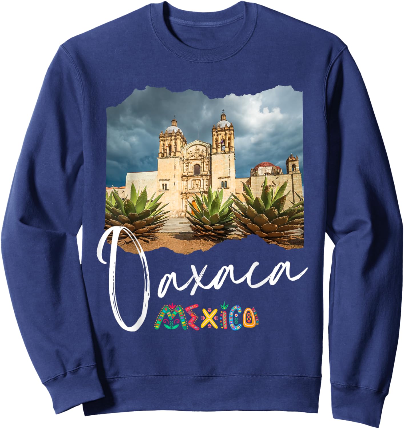 Retro Oaxaca Mexico Souvenir / Oaxaca Sweatshirt - Sweatshirt | Navy