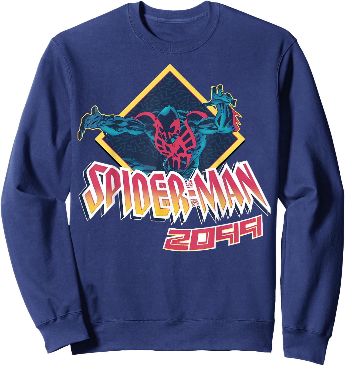 Marvel Spider-Man 2099 Action Portrait logo Sweatshirt - Sweatshirt | Navy