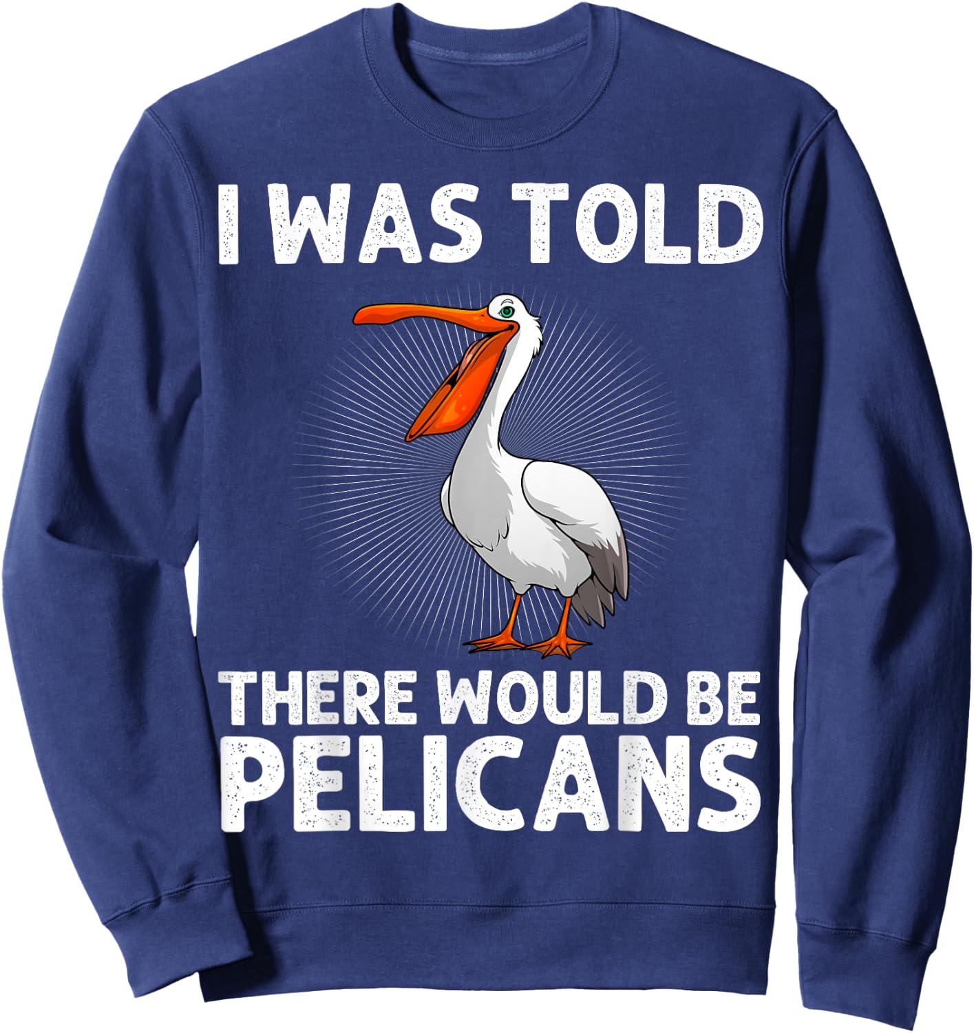 Cool Pelican Design Women Kids Pelican Bird Pelican Sweatshirt - Sweatshirt | Navy