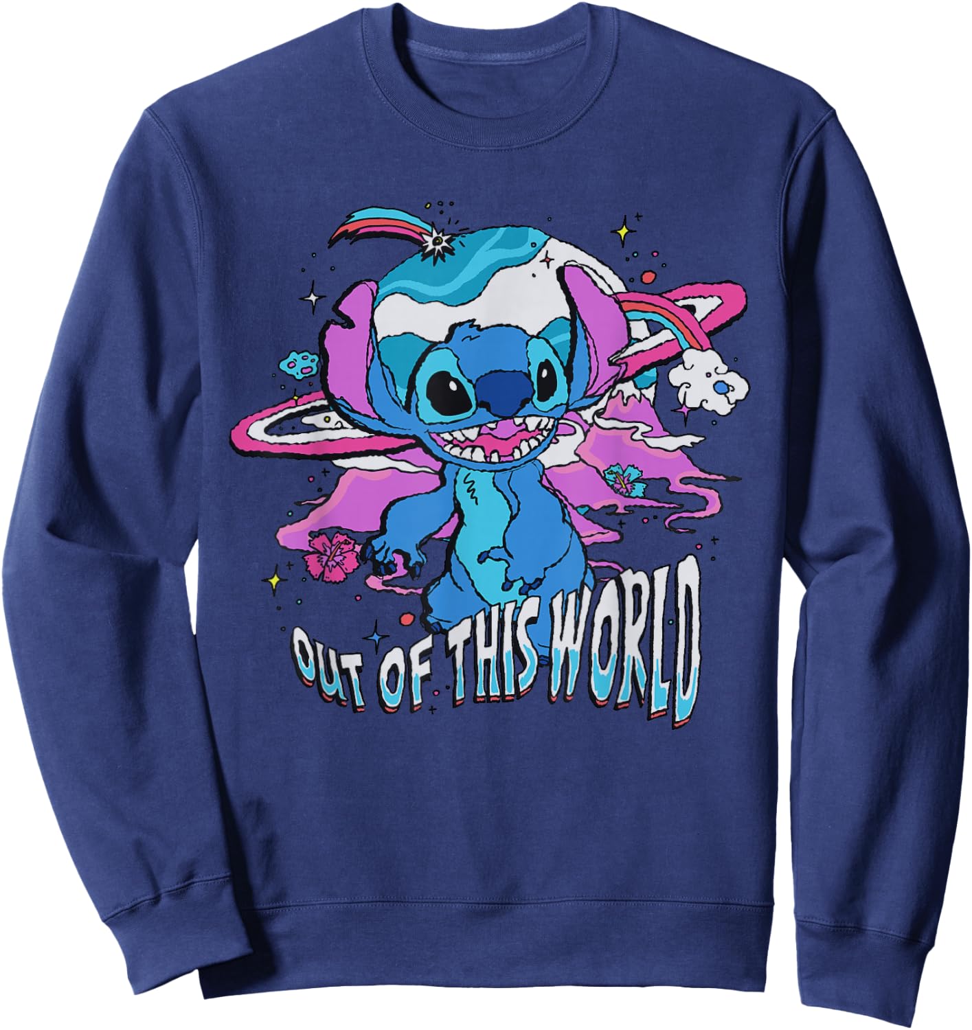 Disney Lilo and Stitch Out of This World Sweatshirt - Sweatshirt | Navy