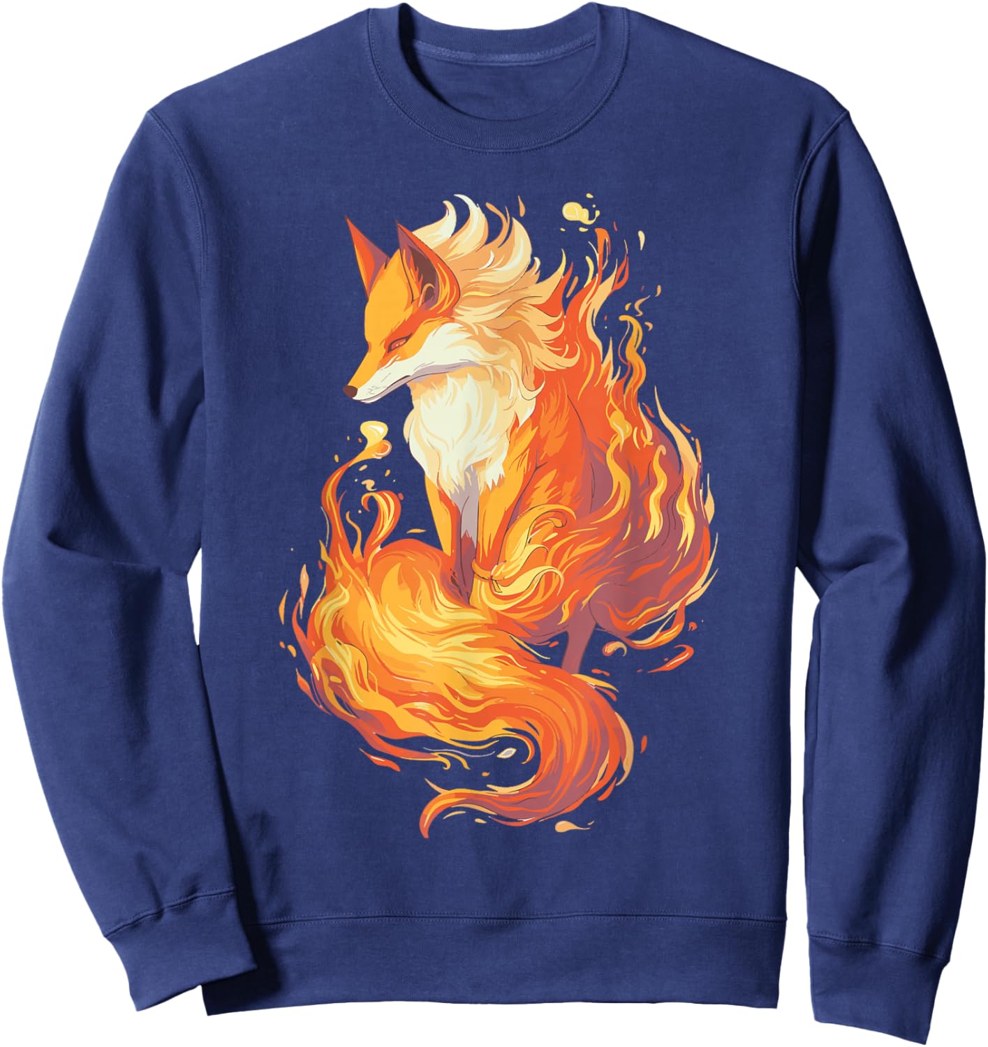 Kurama No Kitsune Sweatshirt - Sweatshirt | Navy