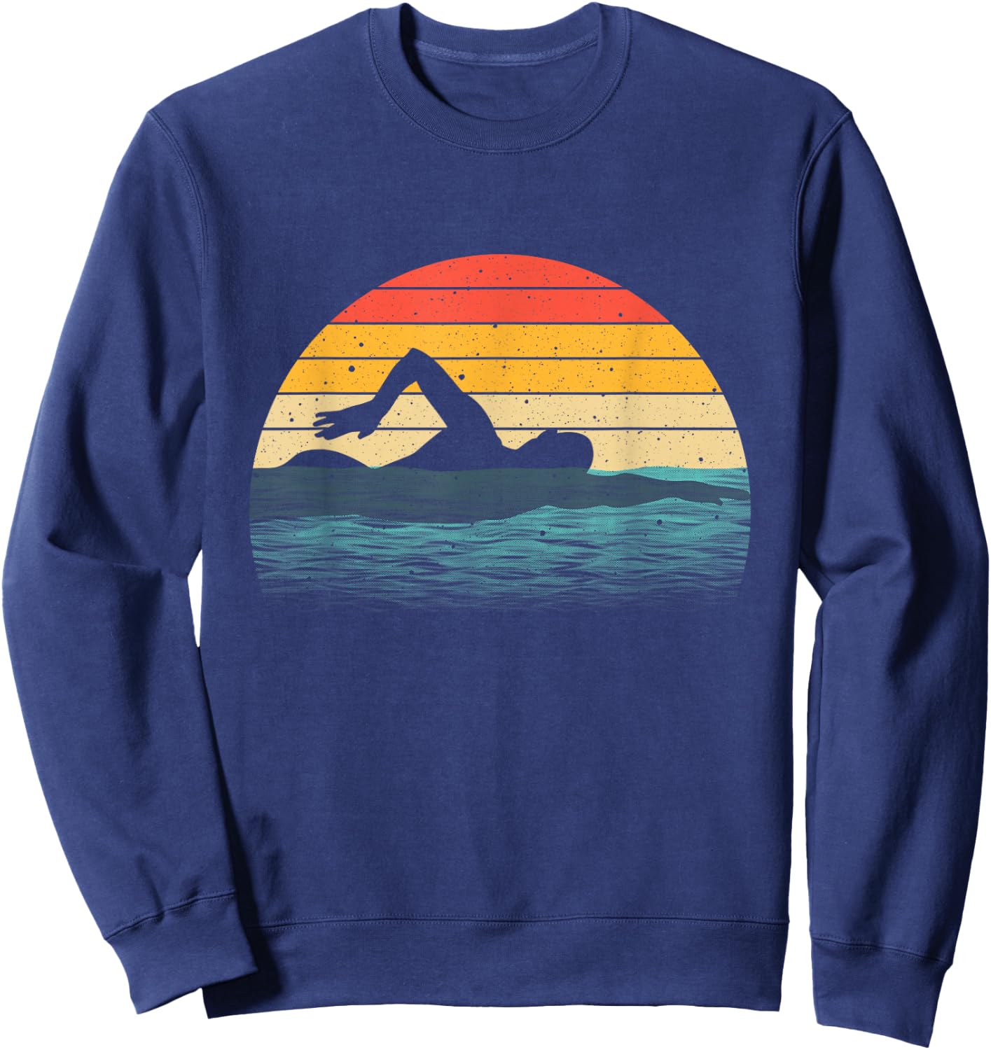 Swimming Gift Women Boys Girls Swimmer Swim Coach Sweatshirt - Sweatshirt | Navy