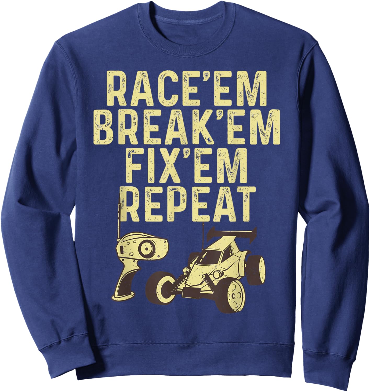Cool RC Car Design Women RC Car Racing Race Lover Sweatshirt - Sweatshirt | Navy