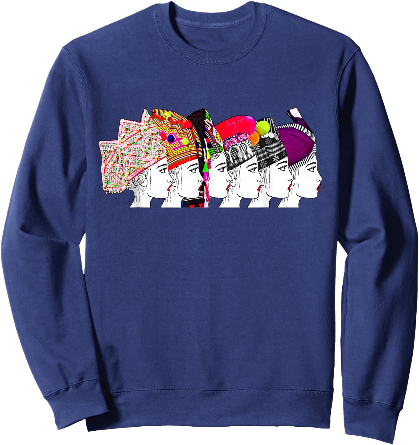 Hmong 6 Sisters forever Sweatshirt - Sweatshirt | Navy