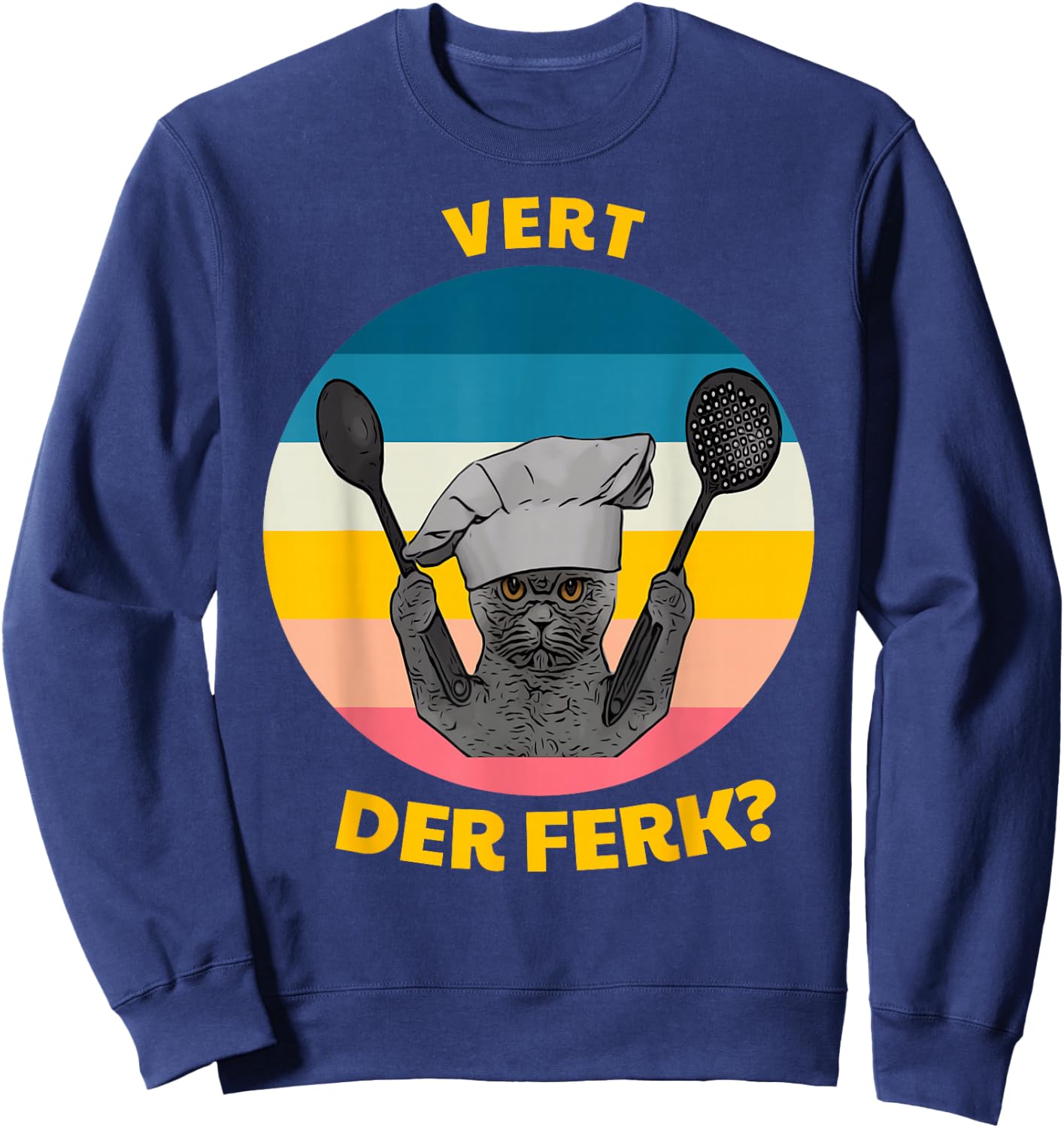 Vert Der Ferk Sweatshirt - Sweatshirt | Navy