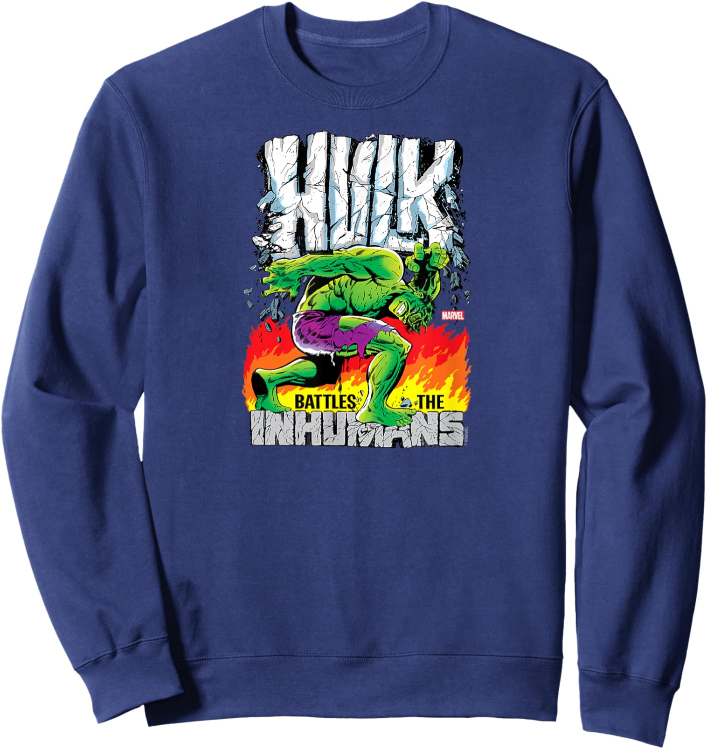 Hulk - Retro Cover Sweatshirt - Sweatshirt | Navy