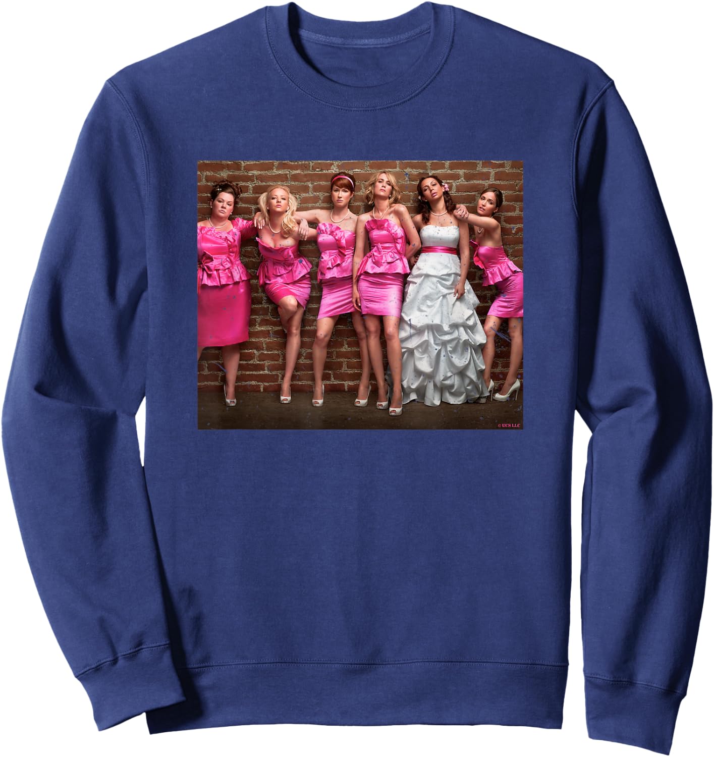 Bridesmaids Cast Vintage Sweatshirt - Sweatshirt | Navy