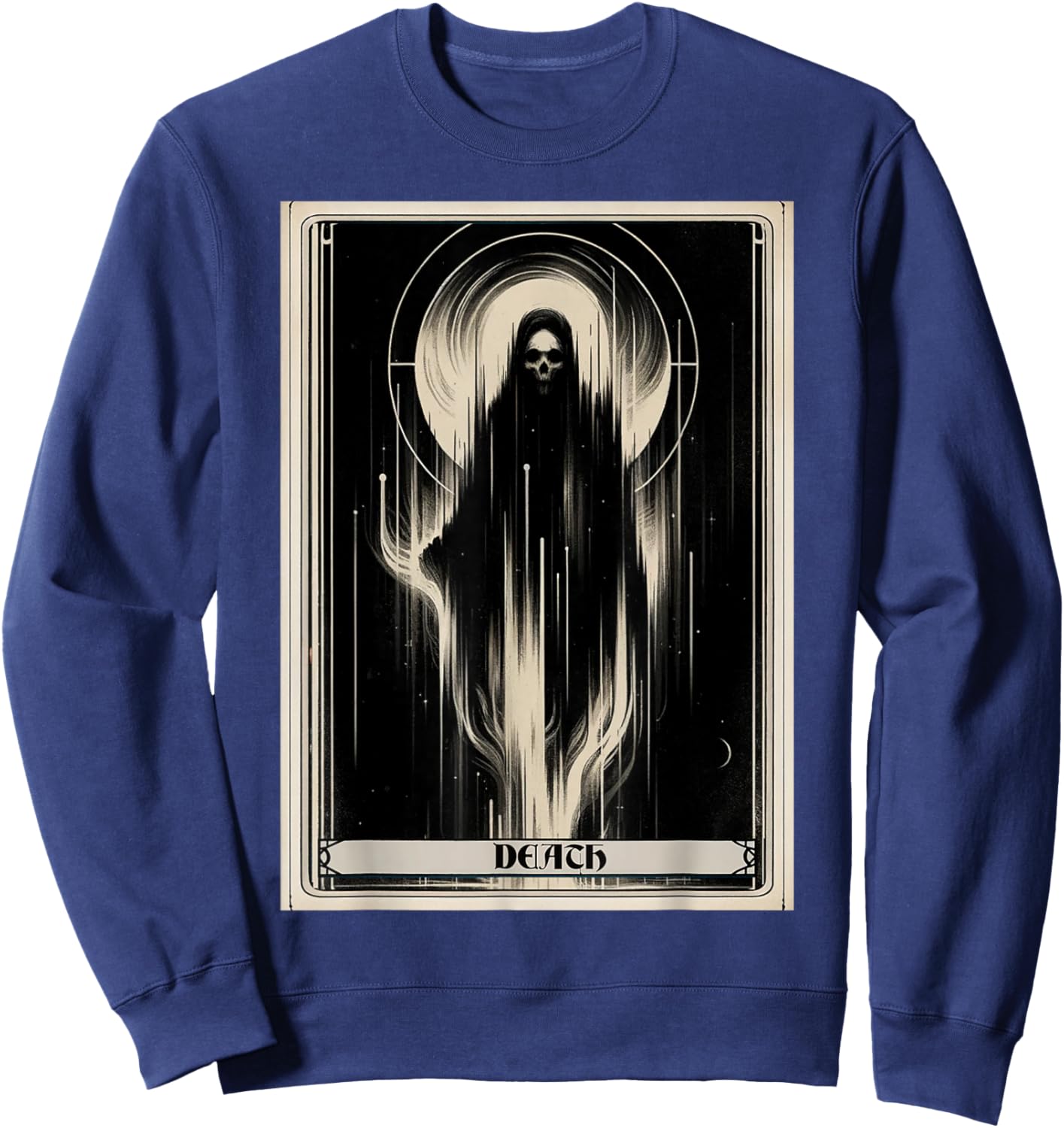 Tarot Card Death Sweatshirt - Sweatshirt | Navy