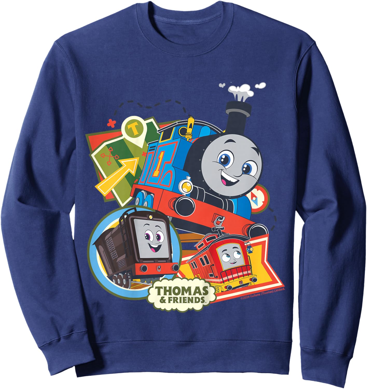 Thomas & Friends - Adventure Together Sweatshirt - Sweatshirt | Navy