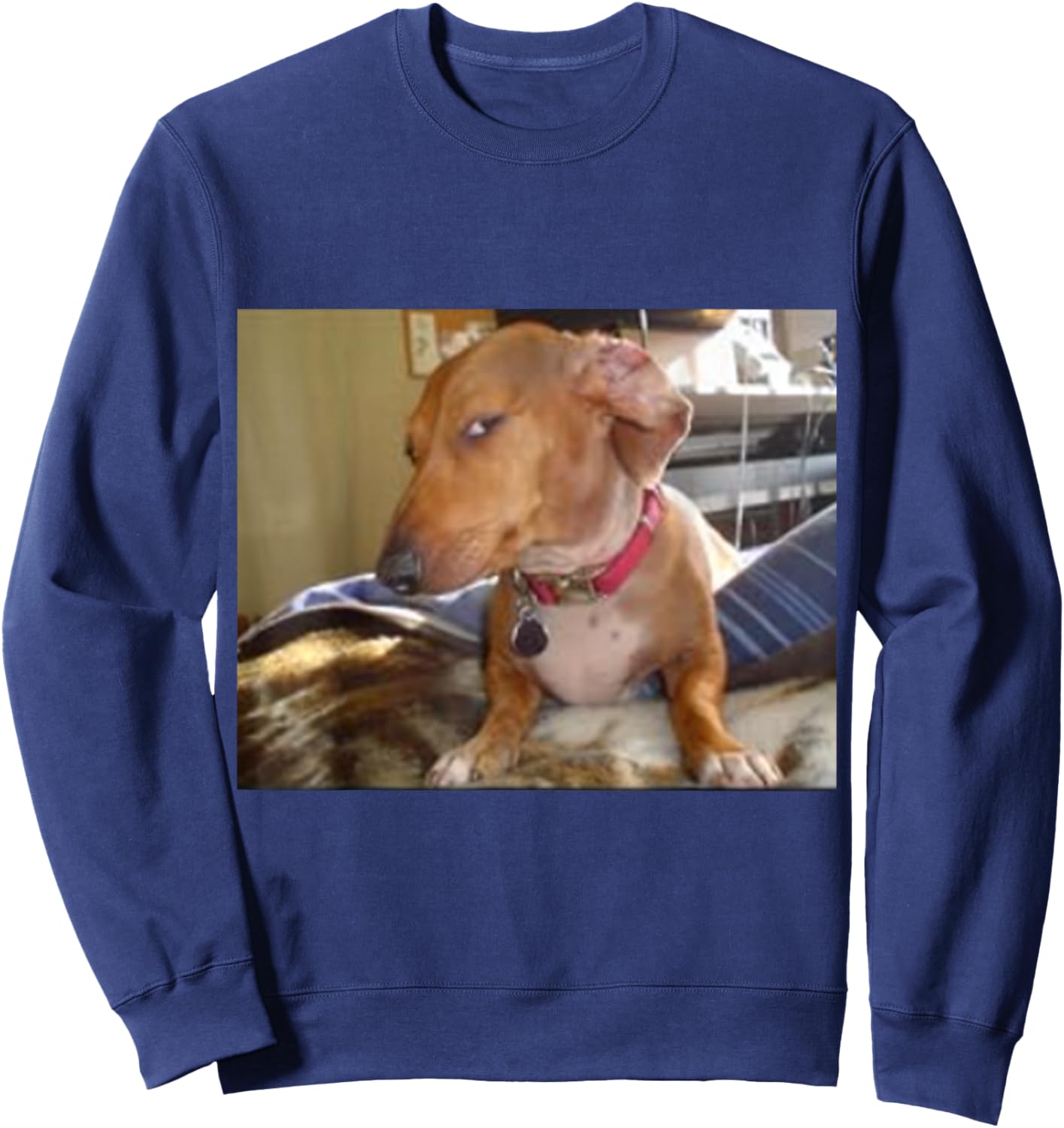 Bombastic Side Eye Funny Dog Women Girls Kids Sweatshirt - Sweatshirt | Navy