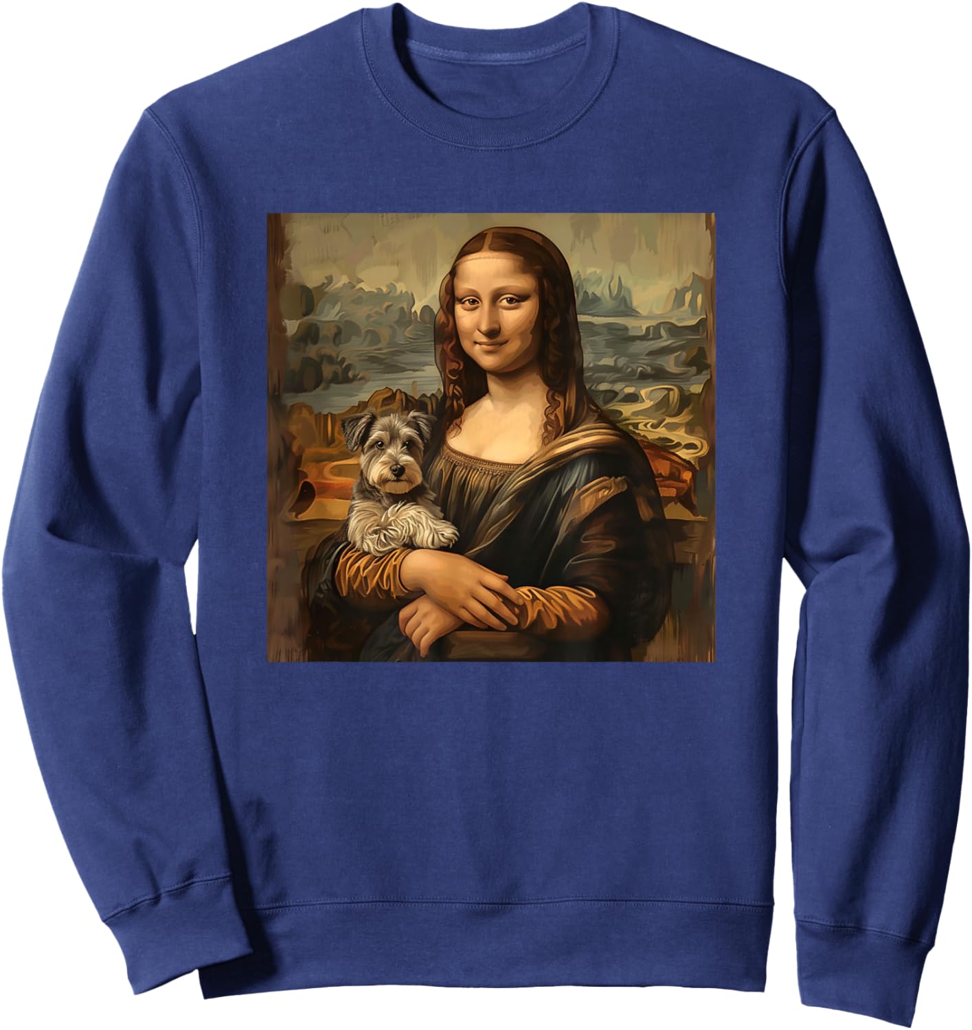 Miniature Schnauzer Shirt Mini Schnauzers Sweatshirt - Sweatshirt | Navy