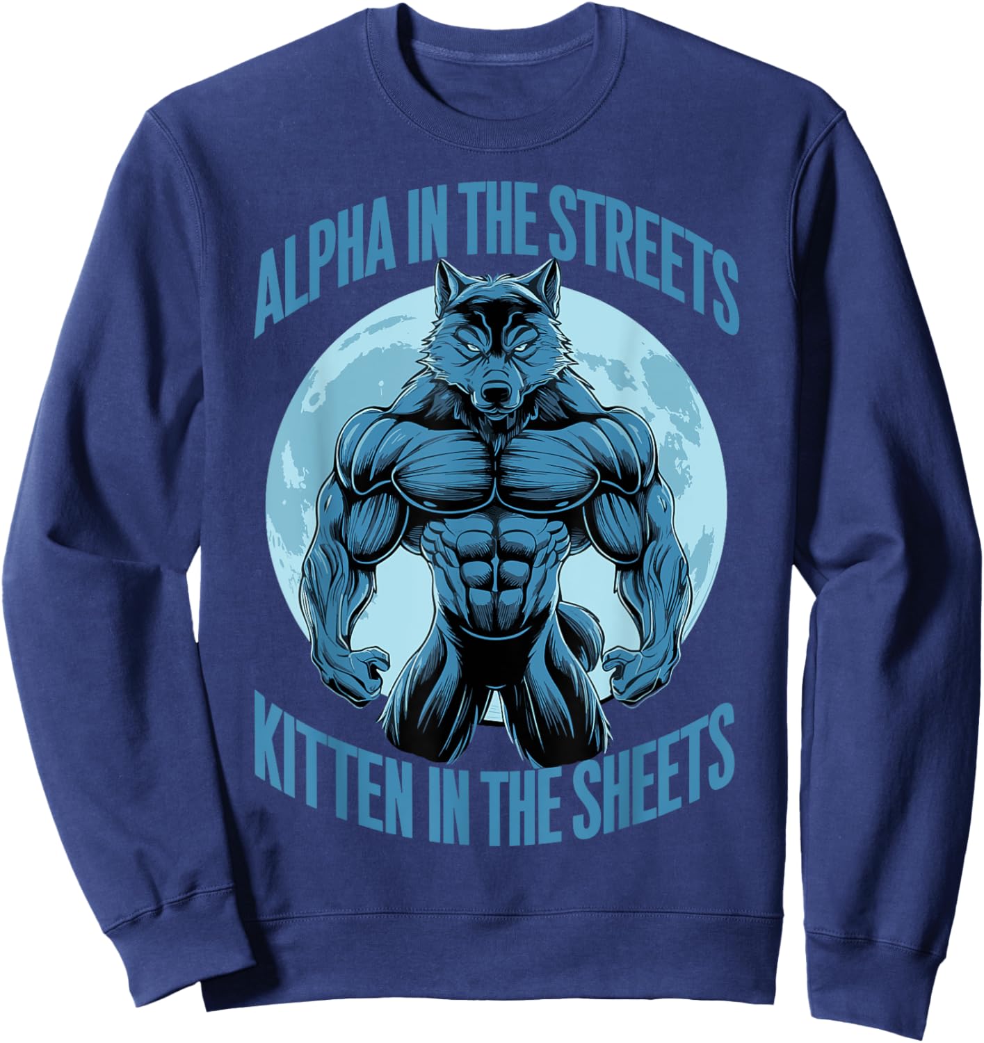 Alpha In The Streets Kitten In The Sheets Sweatshirt - Sweatshirt | Navy