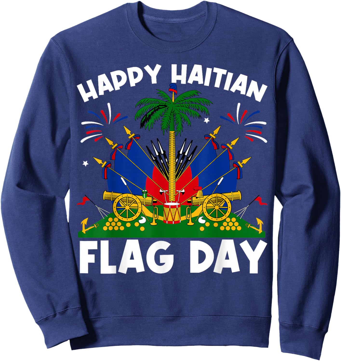 Haitian Flag Day Men Women Kids Sweatshirt - Sweatshirt | Navy