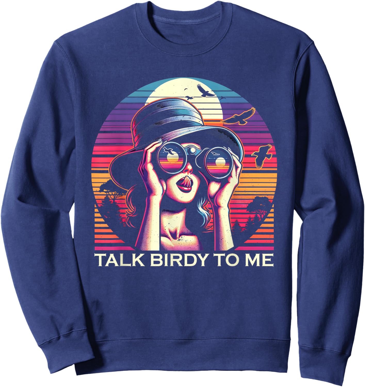 Talk Birdy To Me Sweatshirt - Sweatshirt | Navy
