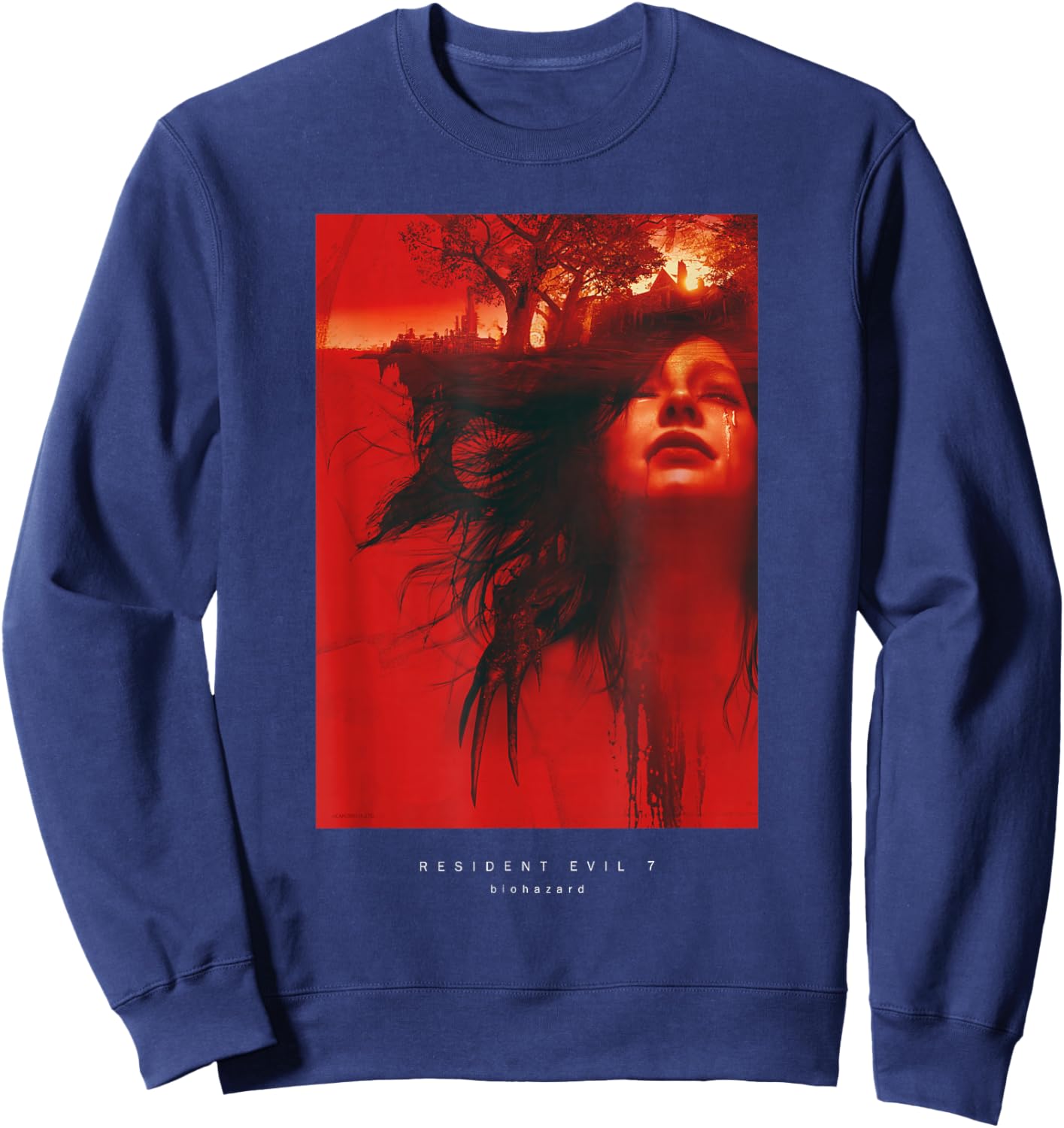 Resident Evil 7 Biohazard Sweatshirt - Sweatshirt | Navy