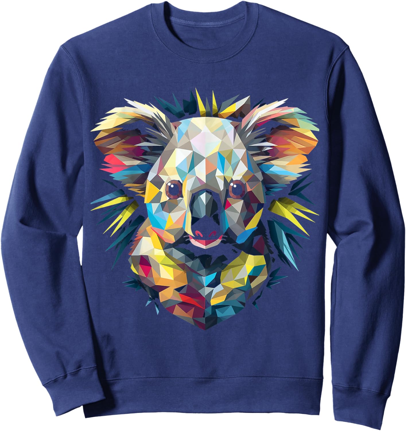 Koala Geometric Sweatshirt - Sweatshirt | Navy