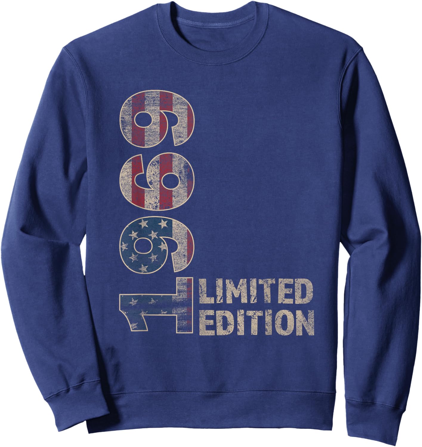 56th Birthday Gift men Vintage born 1969 turning 56 Year Old Sweatshirt - Sweatshirt | Navy