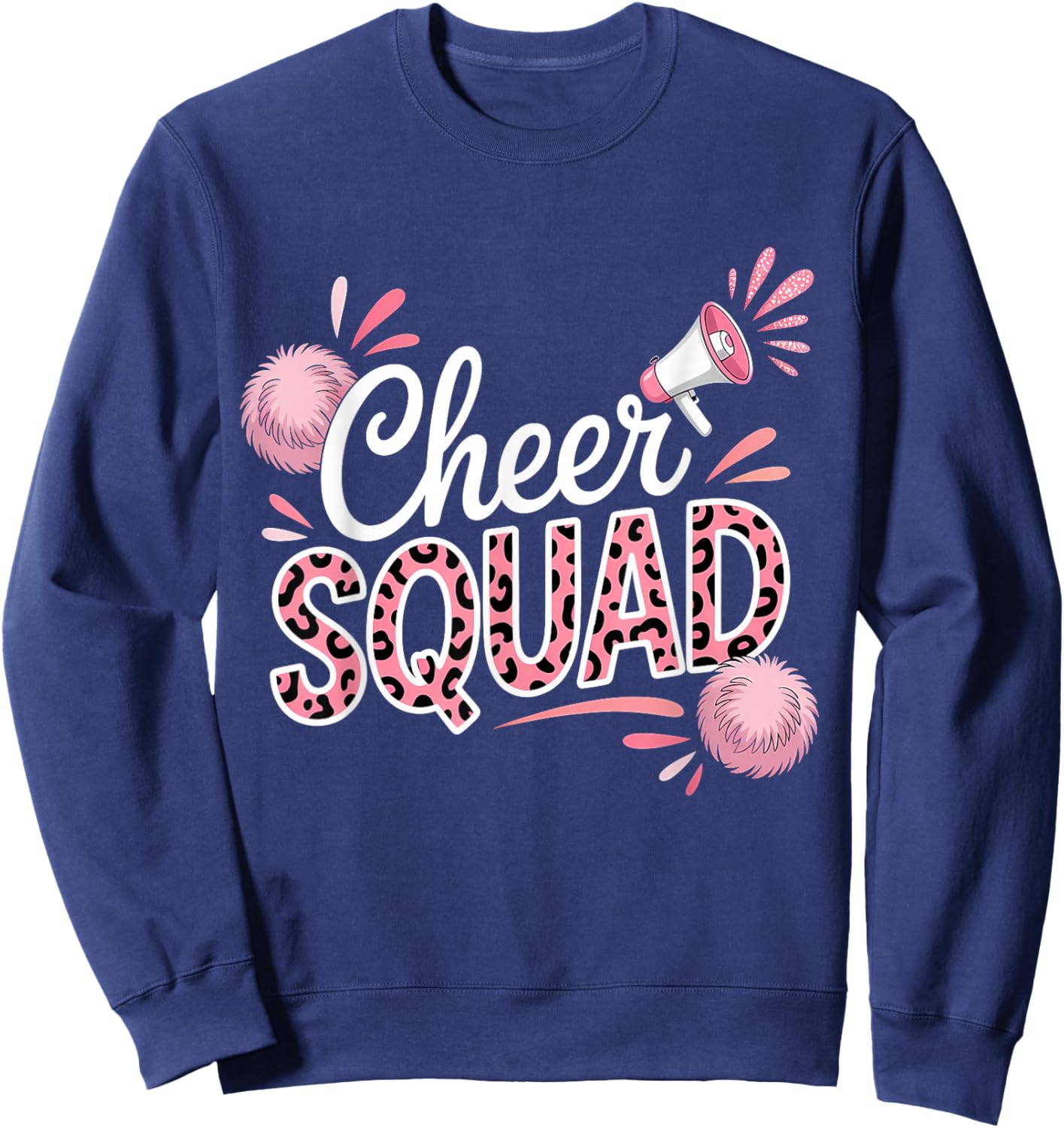 Cheer Squad Cheerleading Team Cheering Squad Cheerleader Sweatshirt - Sweatshirt | Navy
