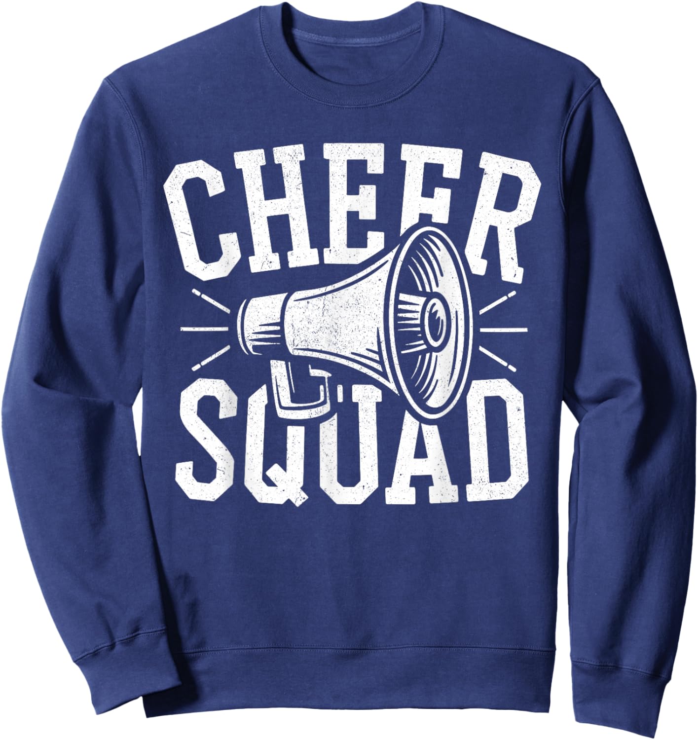 Cheer Squad Shirt Cheerleading Men Women Cheerleader Team Sweatshirt - Sweatshirt | Navy