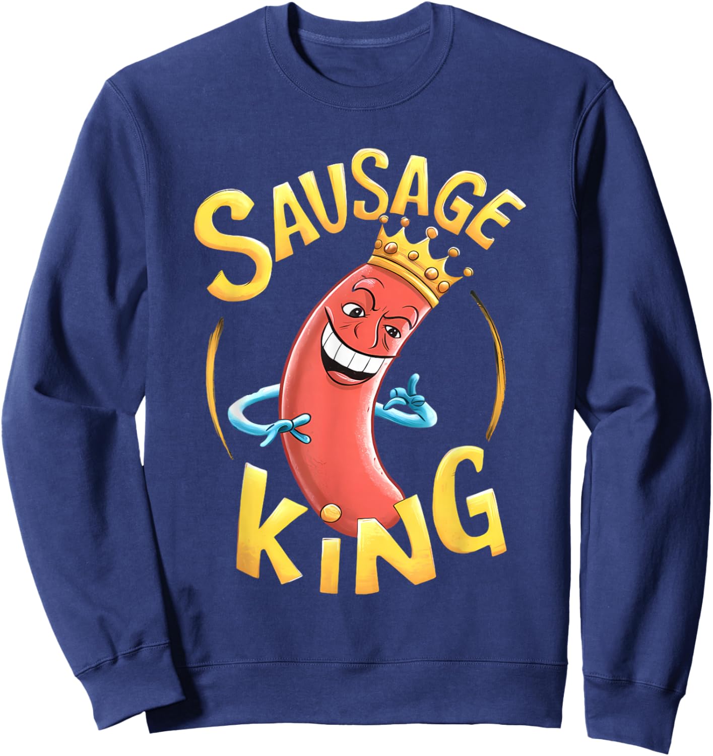 Sausage King Men Boys Sweatshirt - Sweatshirt | Navy