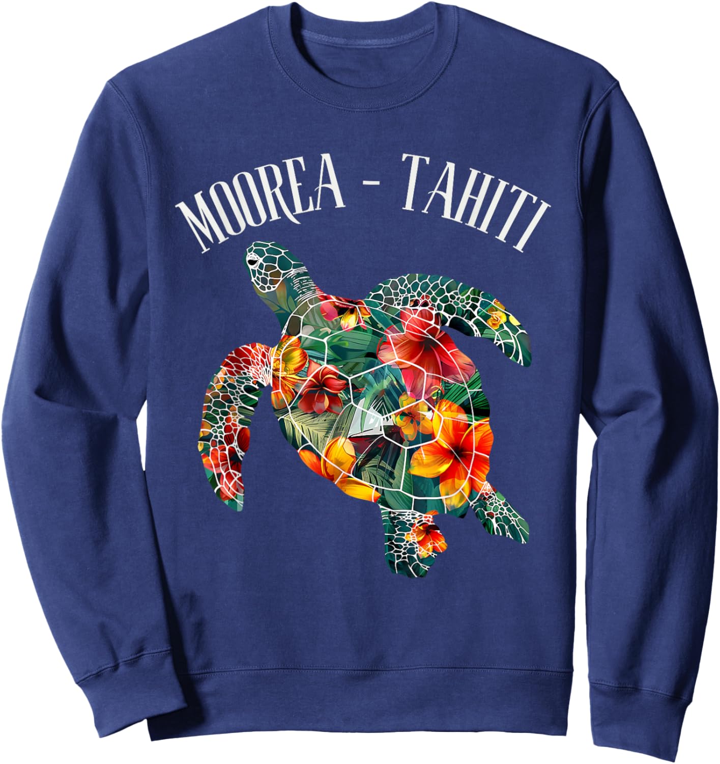 French Polynesia Moorea Tahiti Sweatshirt - Sweatshirt | Navy