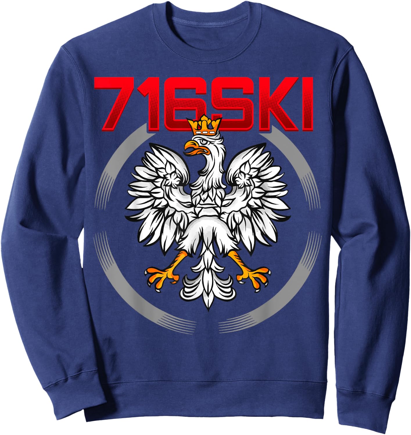 716ski Buffalo Dygyus Day Shirt Poland Eagle Polish 716 Sweatshirt - Sweatshirt | Navy