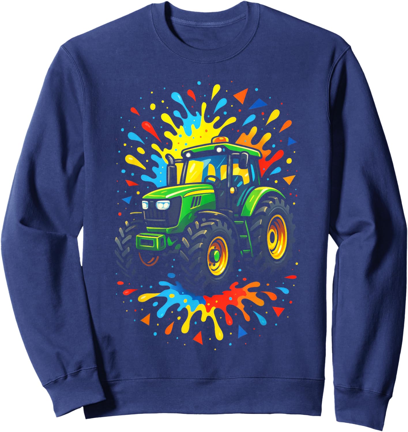 Dorfkind Dorfkinder Traktor Traktoren Trecker Sweatshirt - Sweatshirt | Navy