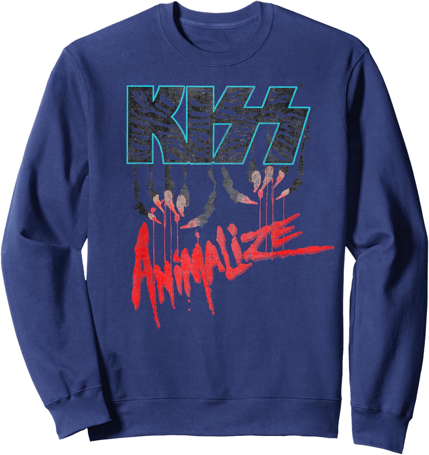 KISS - Animalize Sweatshirt - Sweatshirt | Navy