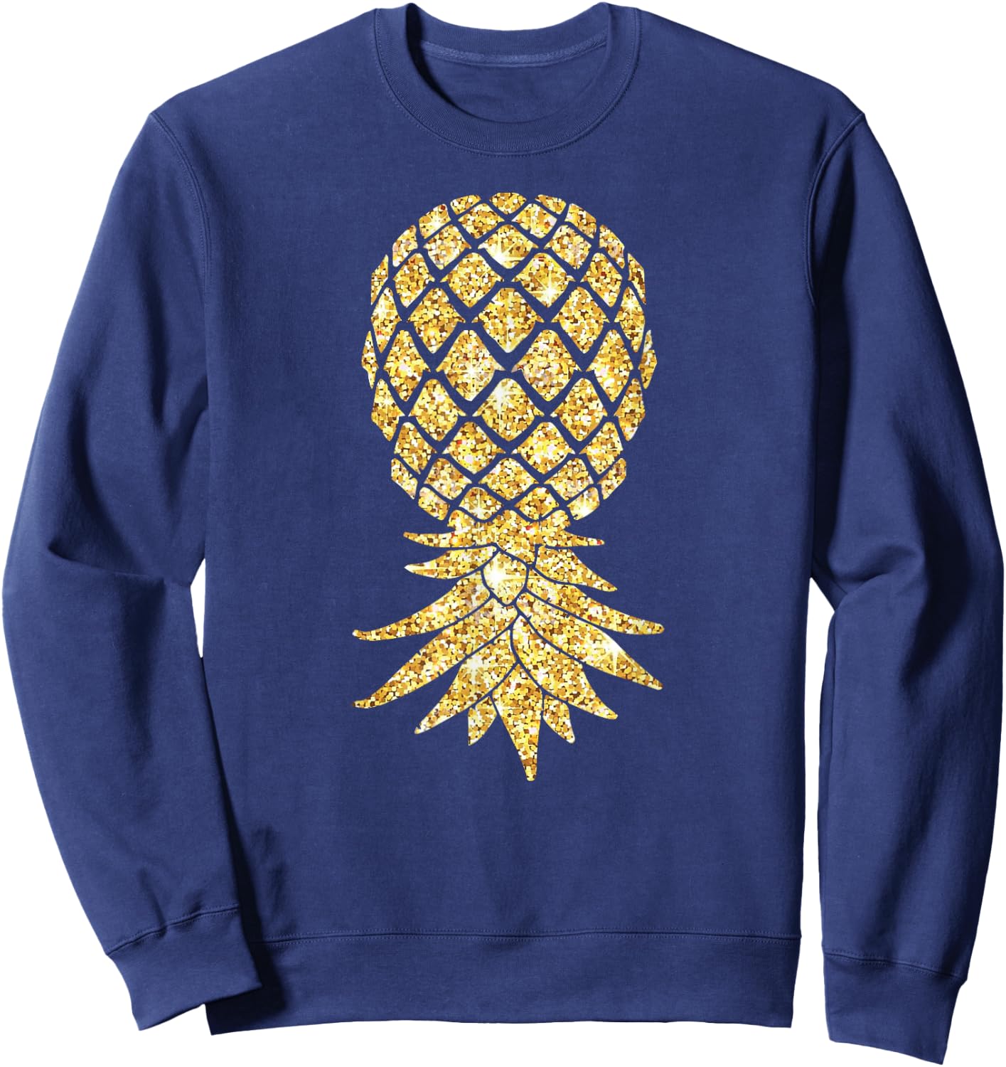 Swingers Upside Down Pineapple Image Swinger Party Sweatshirt - Sweatshirt | Navy
