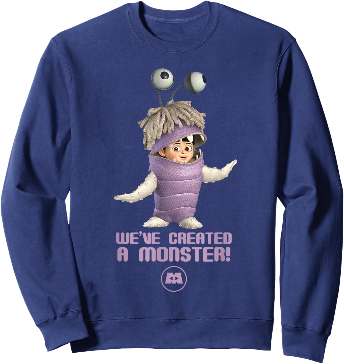 Disney Pixar's Monsters, Inc. Boo We've Created a Monster Sweatshirt - Sweatshirt | Navy