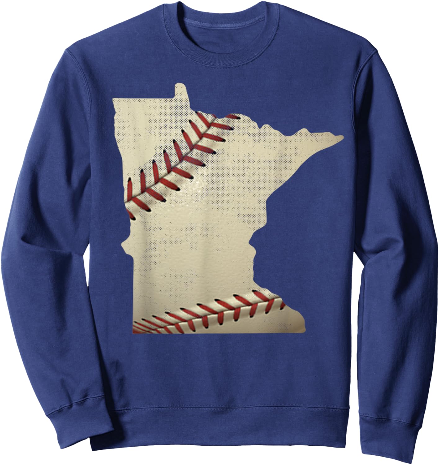 Generic MINNESOTA Baseball State Map Softball Love MN USA Sweatshirt - Sweatshirt | Navy