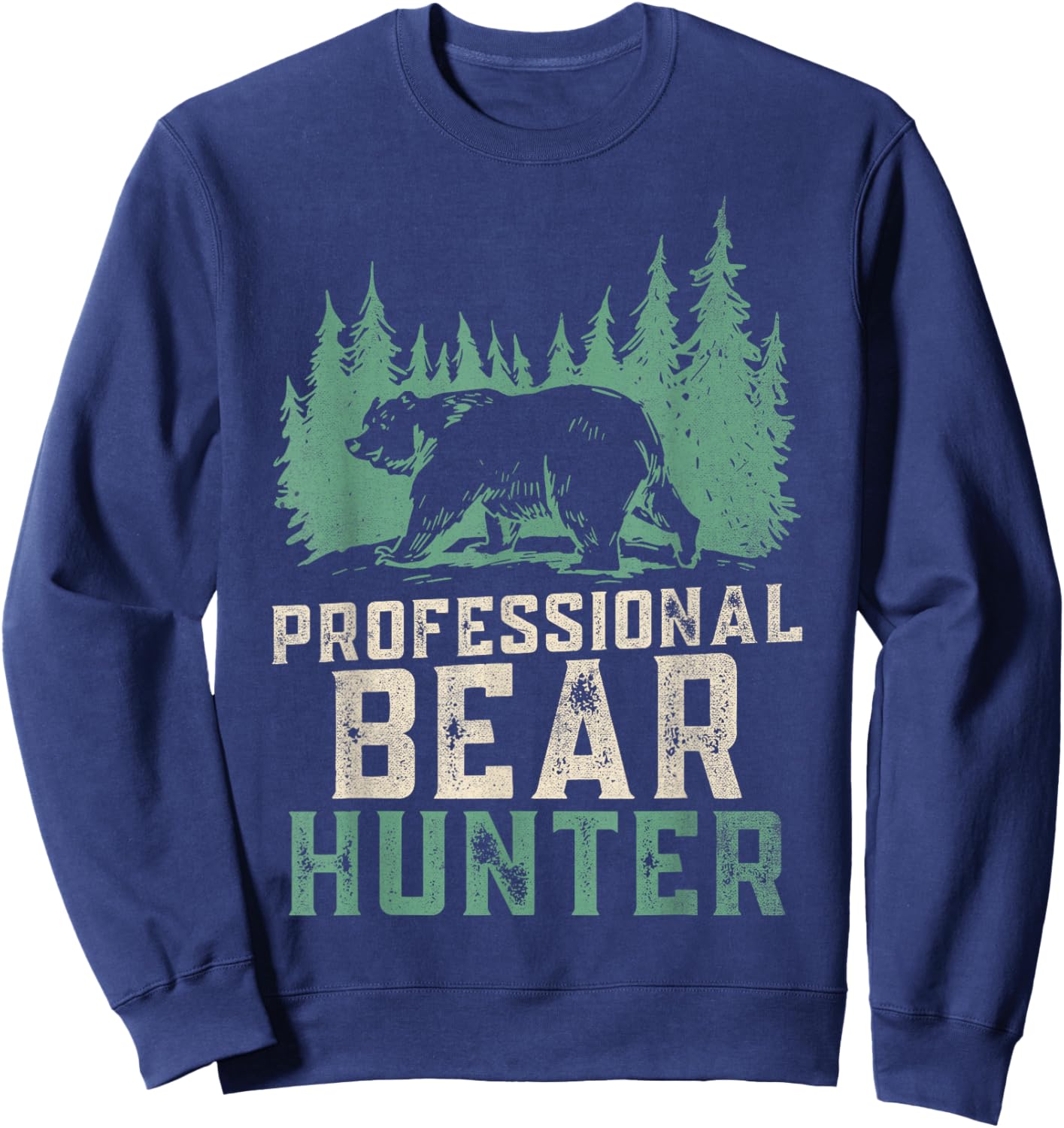 Bear Hunting Sweatshirt - Sweatshirt | Navy