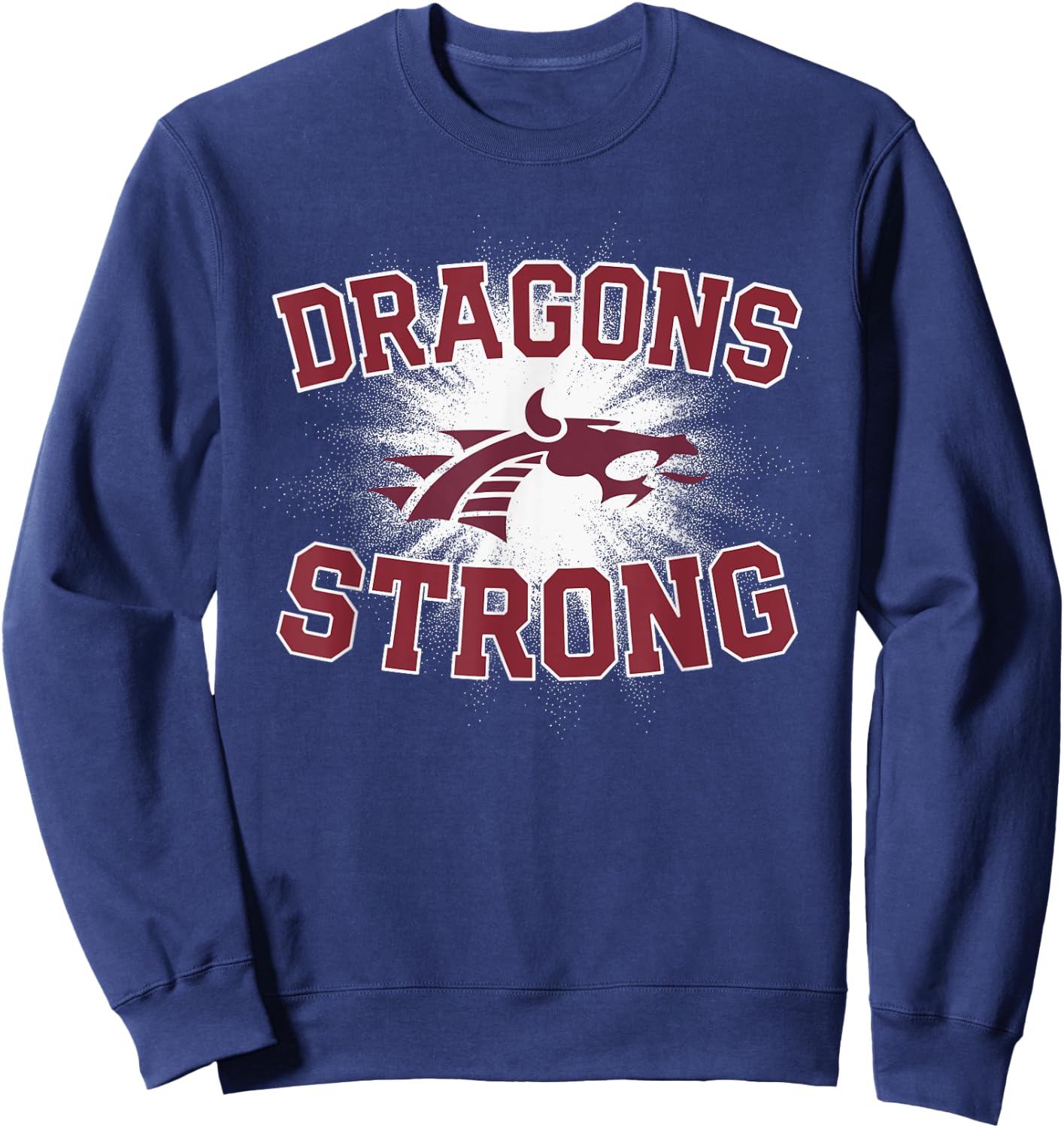 Collierville Dragons Logo Strong Flag HS Sweatshirt - Sweatshirt | Navy