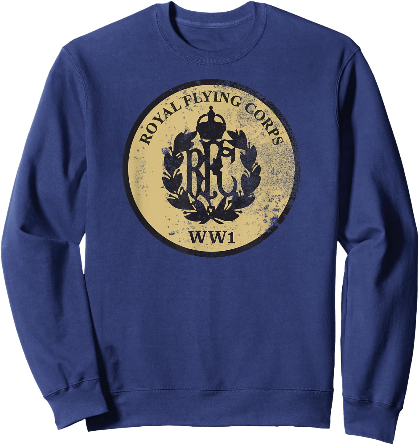 WW1 Royal Flying Corps (distressed) Sweatshirt - Sweatshirt | Navy