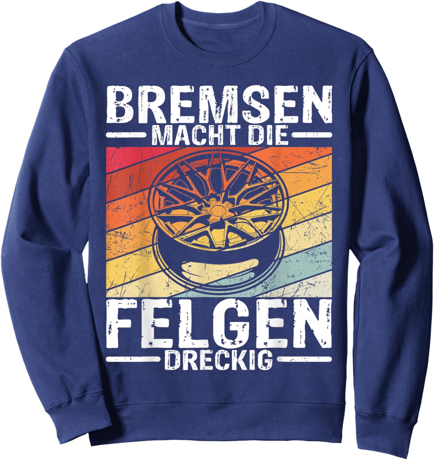 Auto Autosport Bremsen Tuning Fan KFZ Motorsport Geschenk Sweatshirt - Sweatshirt | Navy