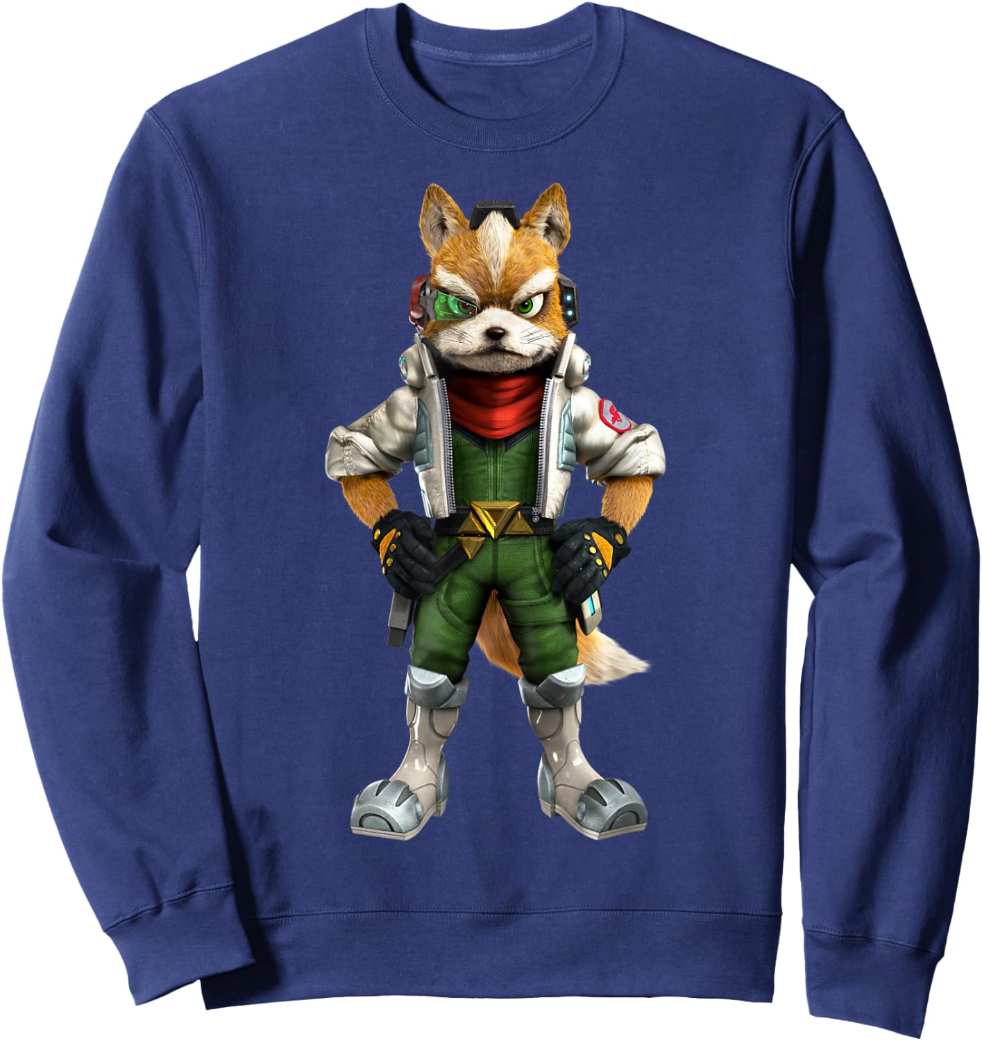 Star Fox Fox McCloud 3D Poster Sweatshirt - Sweatshirt | Navy