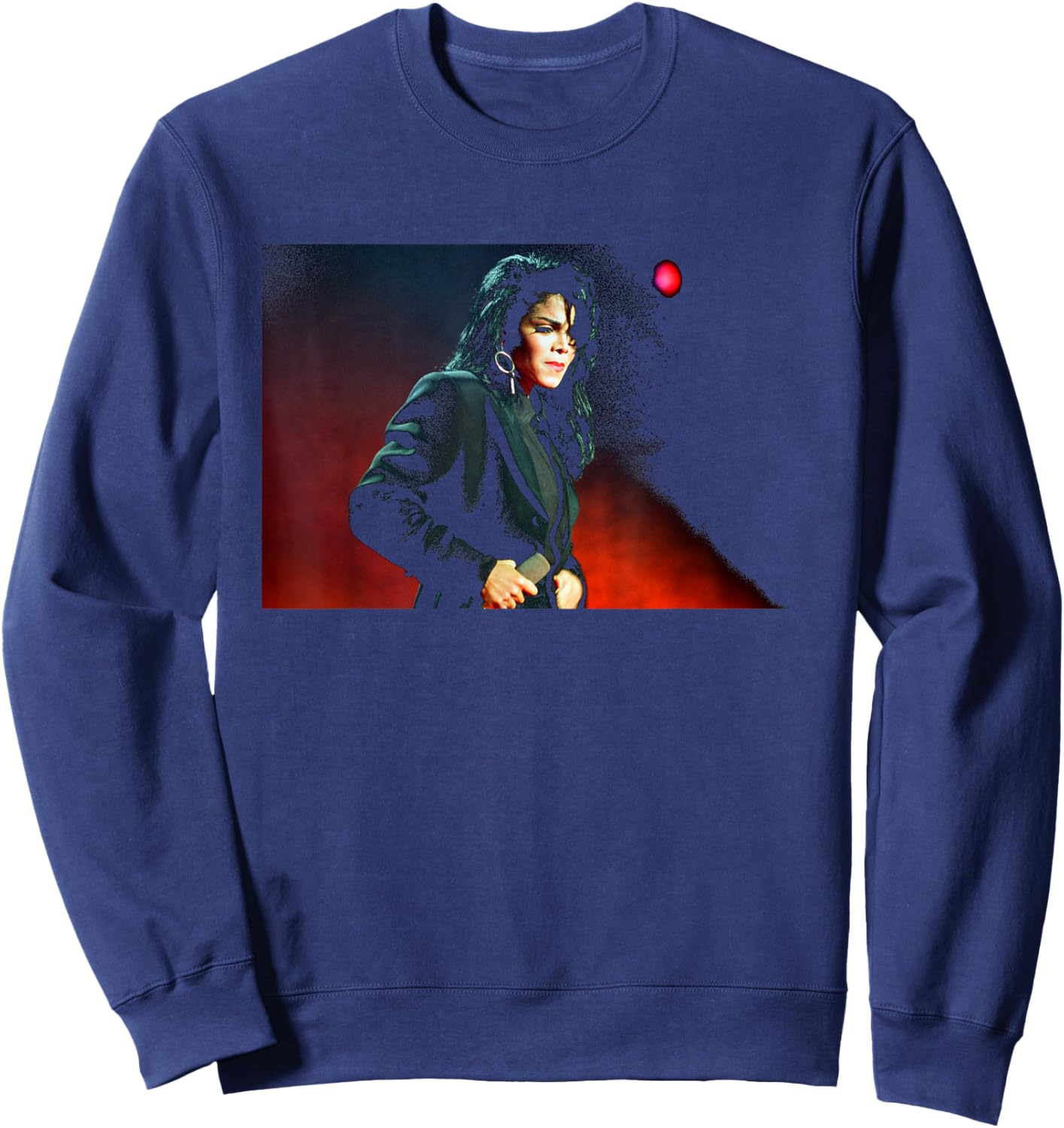Janet Jackson Live Rhythm Nation World Tour Escapade 1990 Sweatshirt - Sweatshirt | Navy