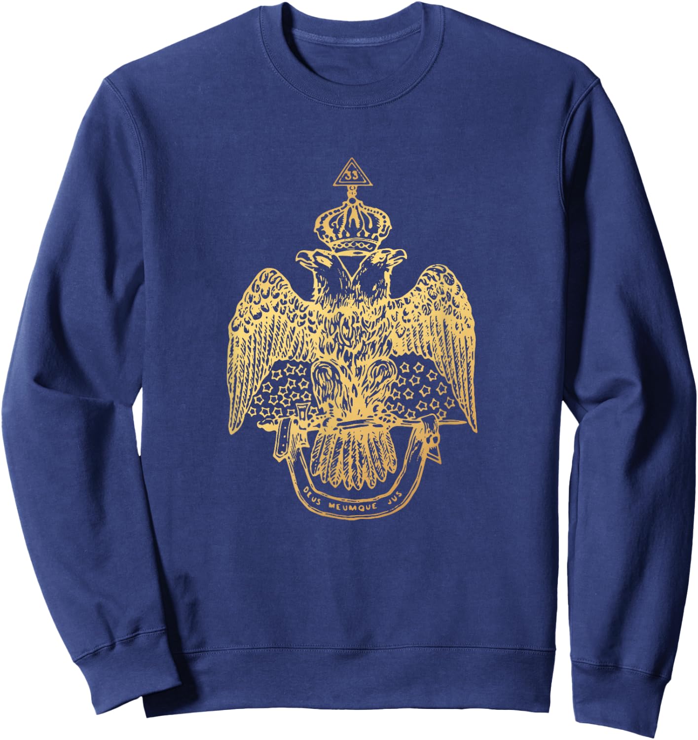 Scottish Rite Eagle 33rd Degree - Freemason Gifts Sweatshirt - Sweatshirt | Navy