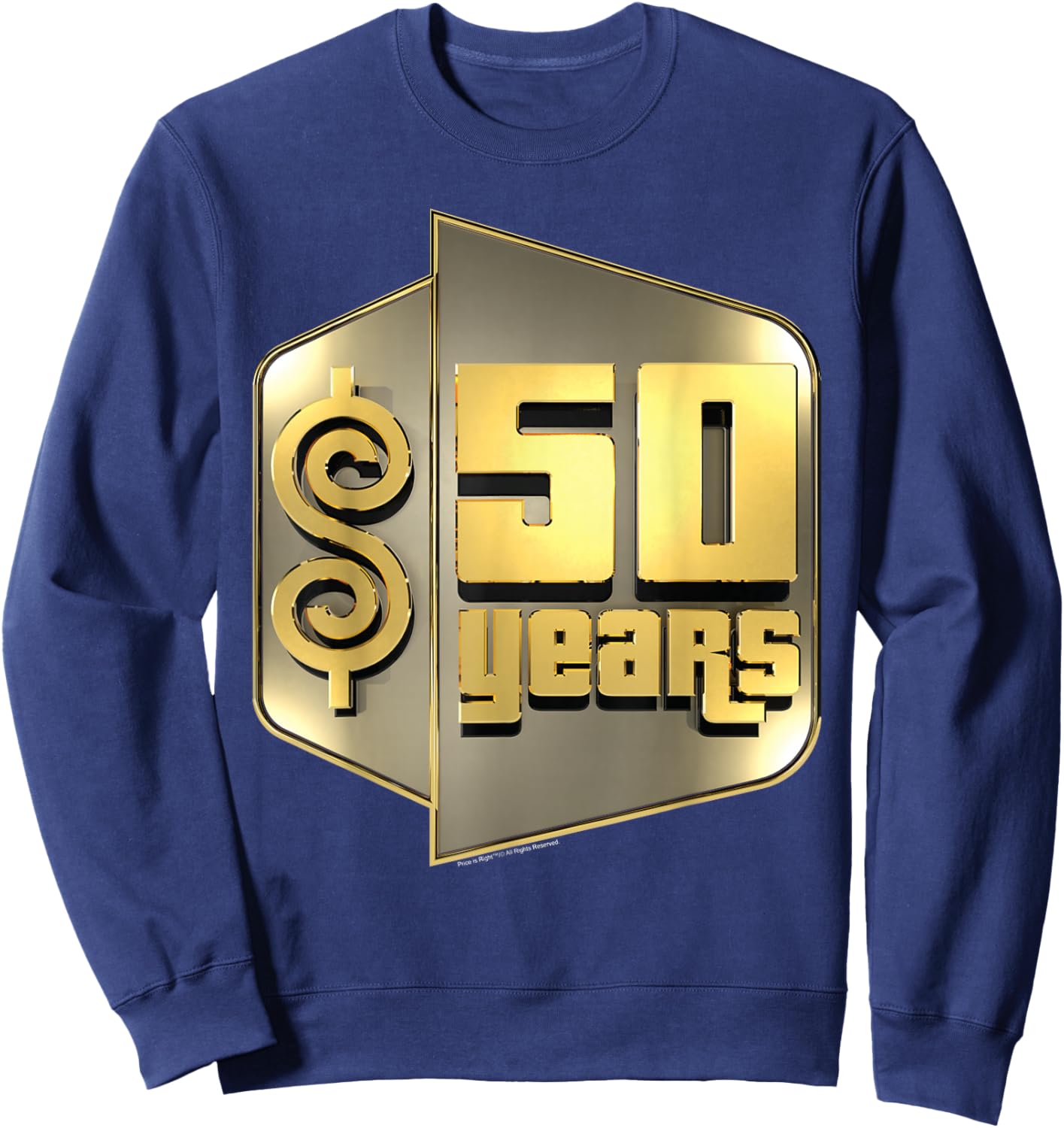 Price is Right - 50 Years Logo Sweatshirt - Sweatshirt | Navy