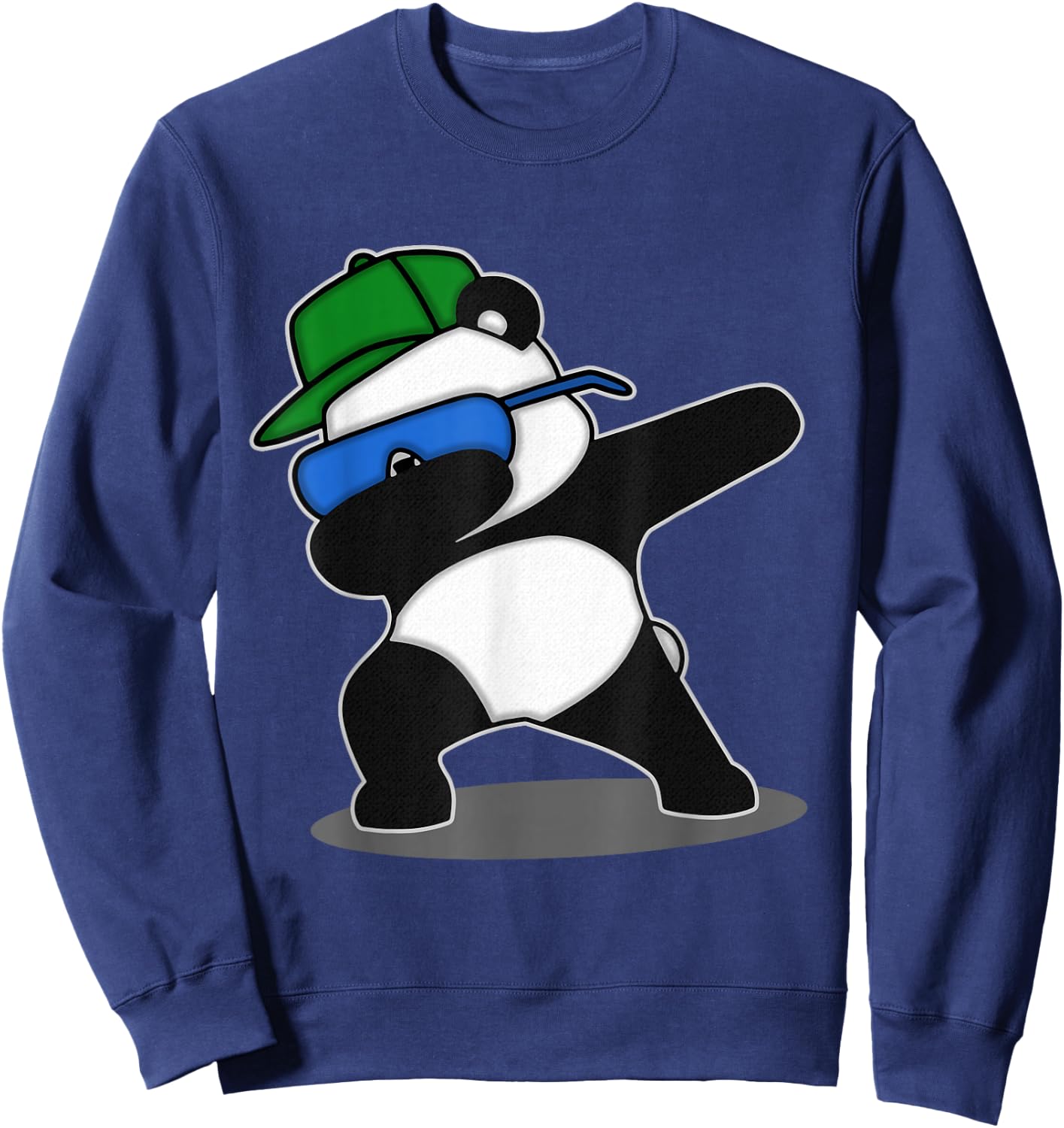 Cool Dabbing Panda - Cute Bear Lovers - Great Dab Dance Gift Sweatshirt - Sweatshirt | Navy