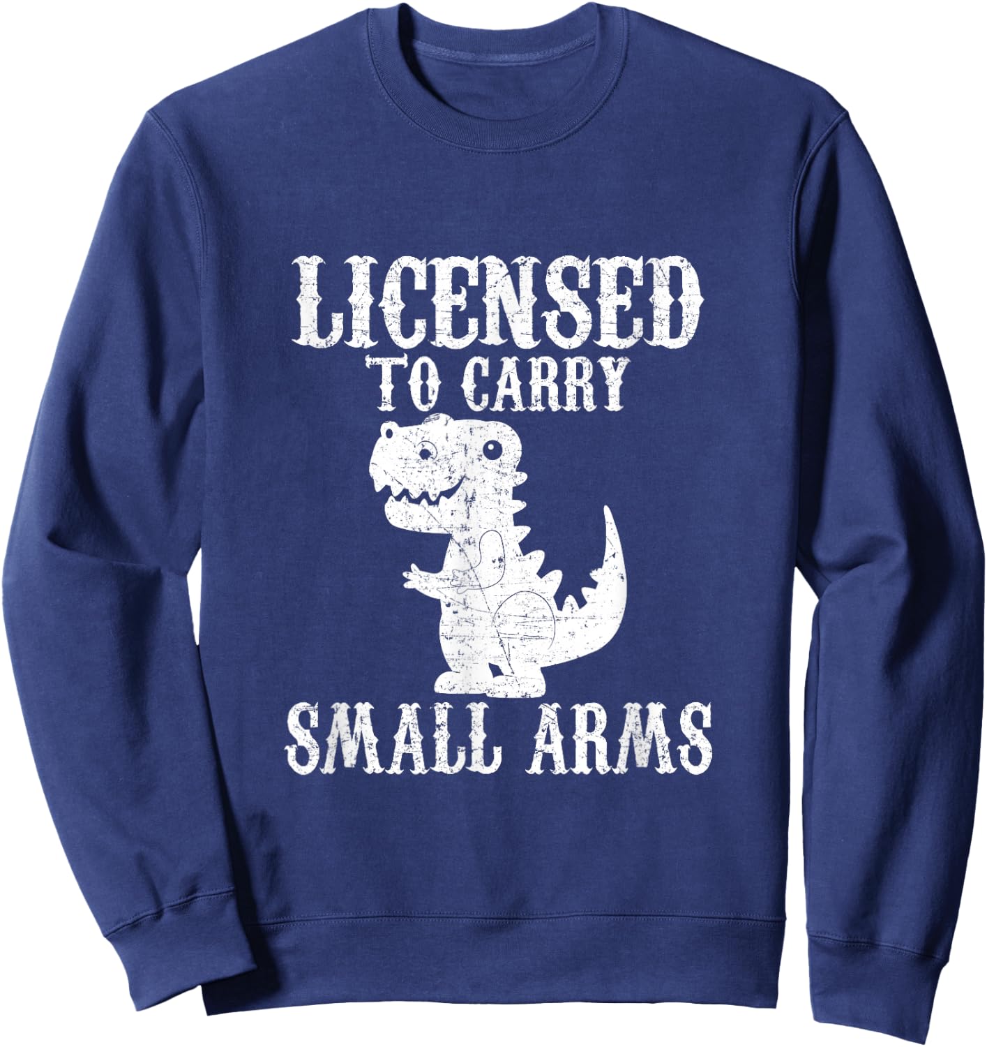 Shooter Cannon Rifle Bullet Licensed to Carry Small Arms Sweatshirt - Sweatshirt | Navy