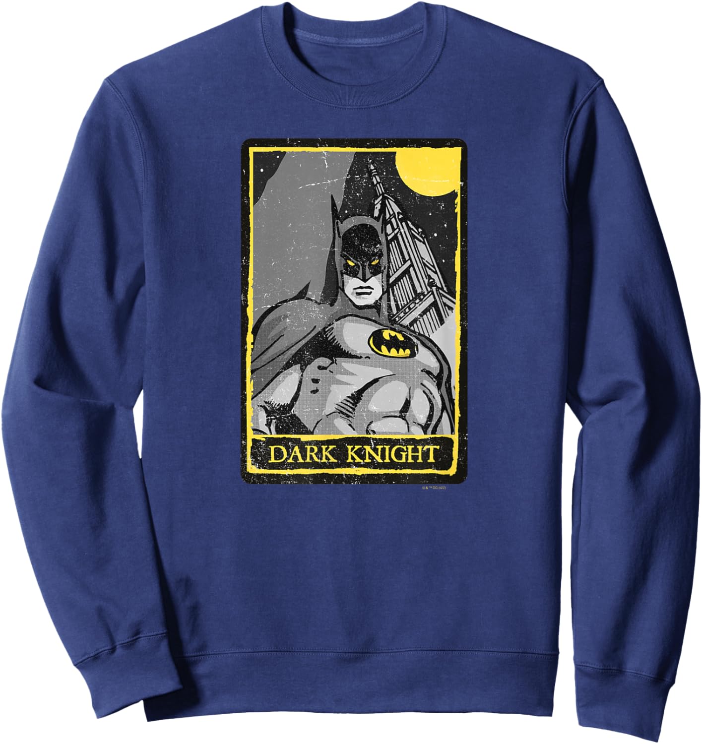 DC Comics Batman Dark Knight Faded Comic Panel Sweatshirt - Sweatshirt | Navy