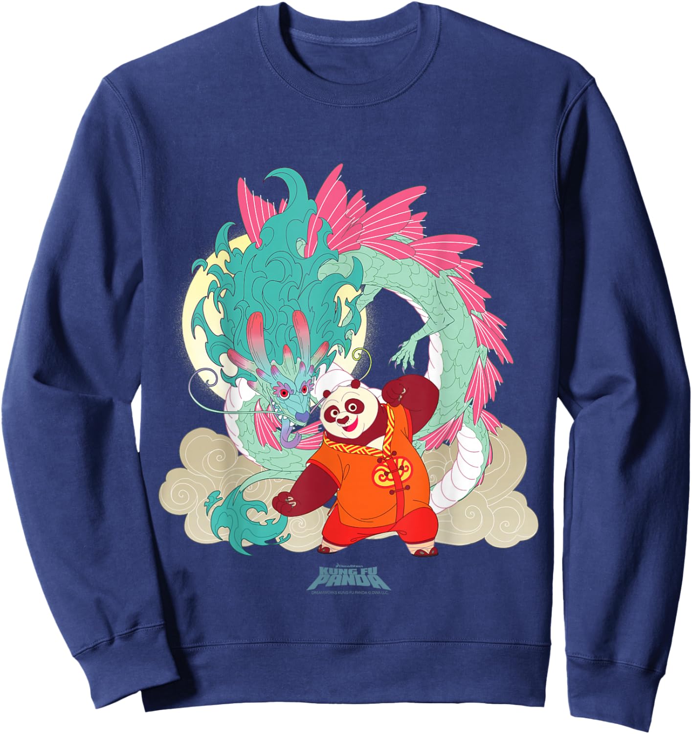 DreamWorks Kung Fu Panda Lunar New Year Po Dragon Sweatshirt - Sweatshirt | Navy