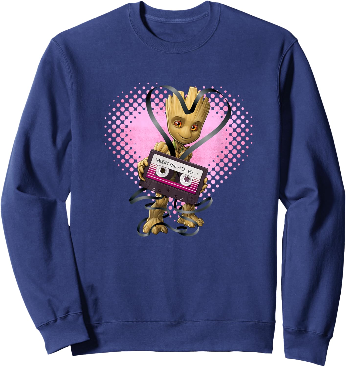 Marvel Guardians of the Galaxy Groot Valentines Mix Vol 1 Sweatshirt - Sweatshirt | Navy