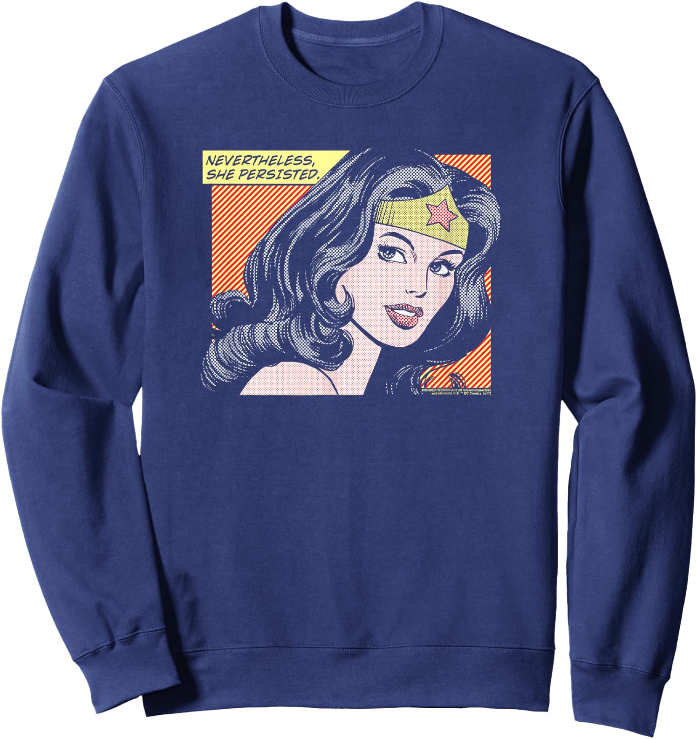 Wonder Woman She Persisted Sweatshirt - Sweatshirt | Navy