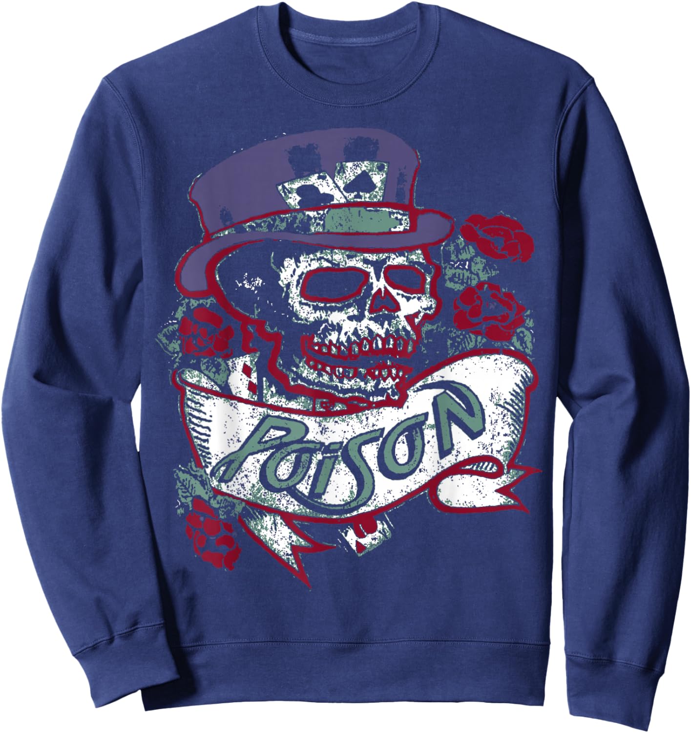 Poison - Greatest Hits Sweatshirt - Sweatshirt | Navy